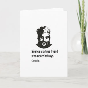 Quote By Confucius Card