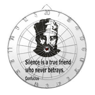 Quote By Confucius Dartboard