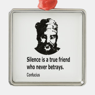 Quote By Confucius Metal Tree Decoration