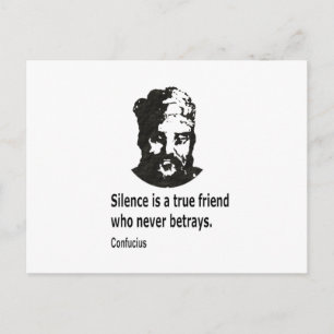 Quote By Confucius Postcard
