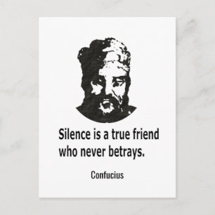 Quote By Confucius Postcard