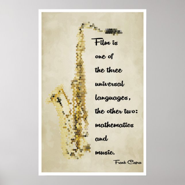 Quote by Frank Capra - Math Posters (Front)