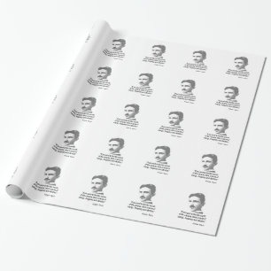 Quote By Nikola Tesla Wrapping Paper