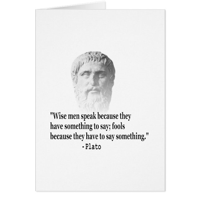 Quote By Plato (Front)