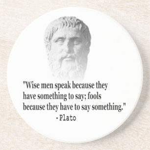 Quote By Plato Coaster