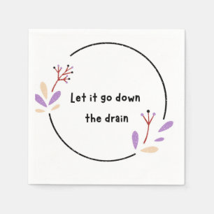 Quote Coaster Napkin