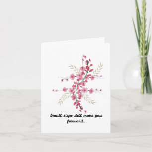 Quote Flower Note Card