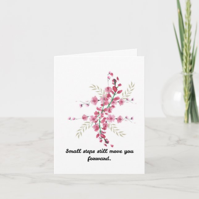 Quote Flower Note Card (Front)