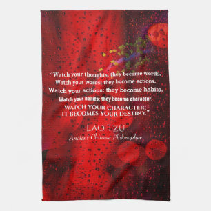Quote from ancient Chinese philosopher Tea Towel