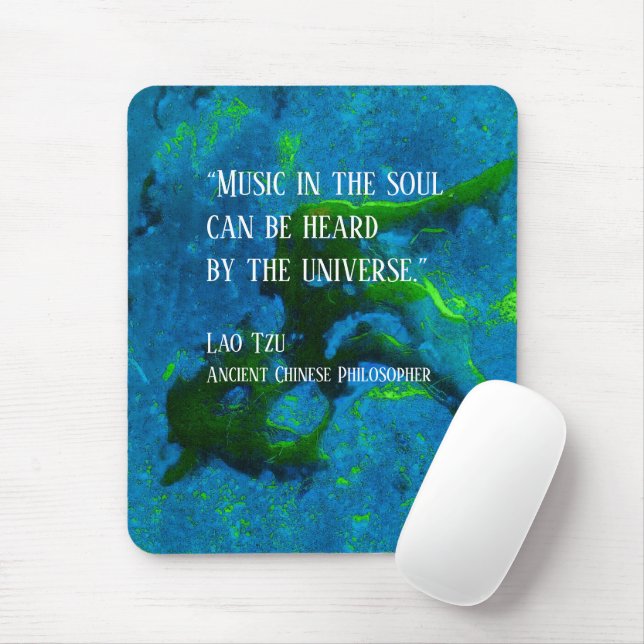 Quote from Lao Tzu Mouse Pad (With Mouse)