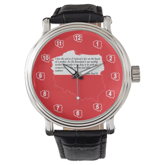 Quote From Pope John Paul II Watch (Front)