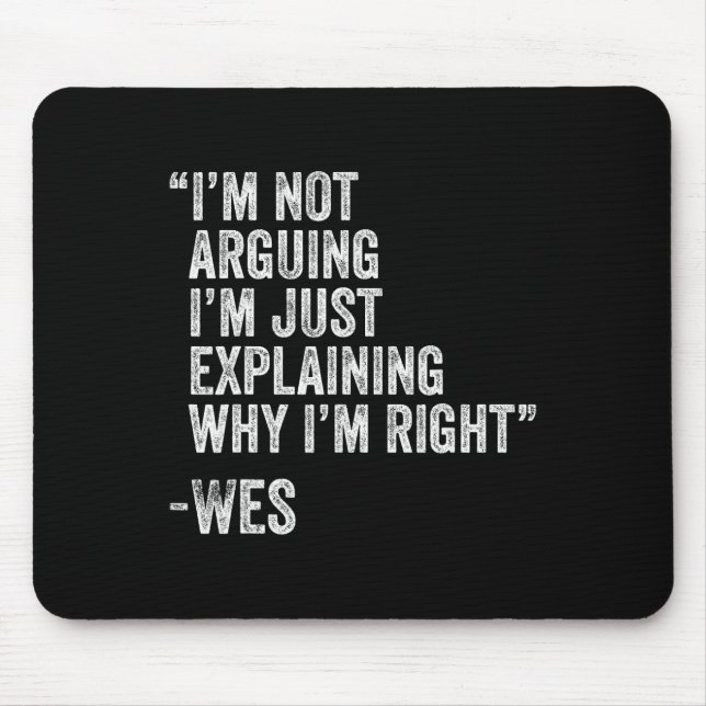 Quote Funny Birthday Custom Name Idea Engineer  Mouse Pad (Front)