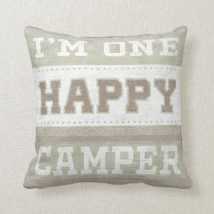Quote   I'm One Happy Camper Cushion
