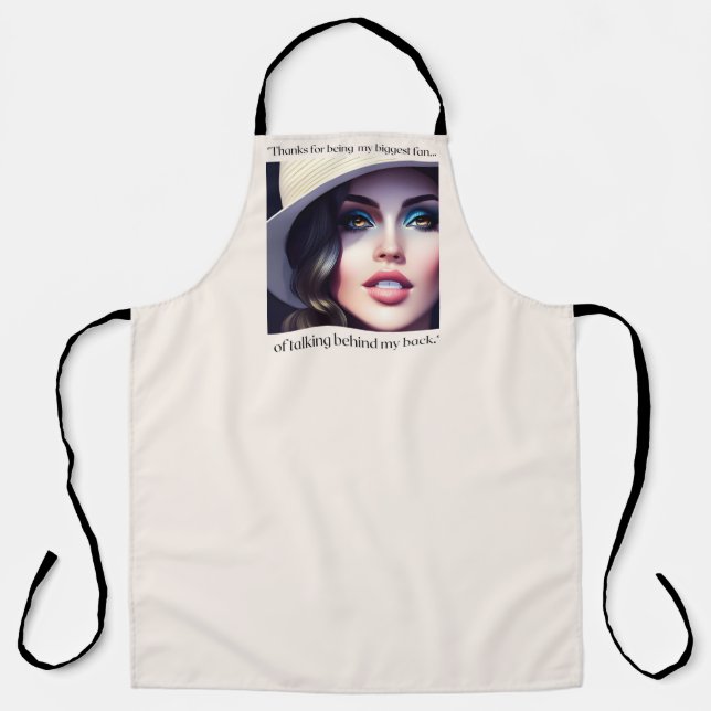 quote meme apron (Front)