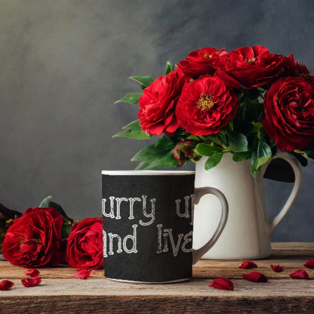 Quote minimalist grey stoic coffee mug (Creator Uploaded)