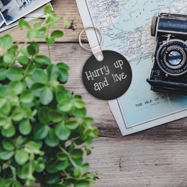 Quote minimalist grey stoic key ring (Creator Uploaded)