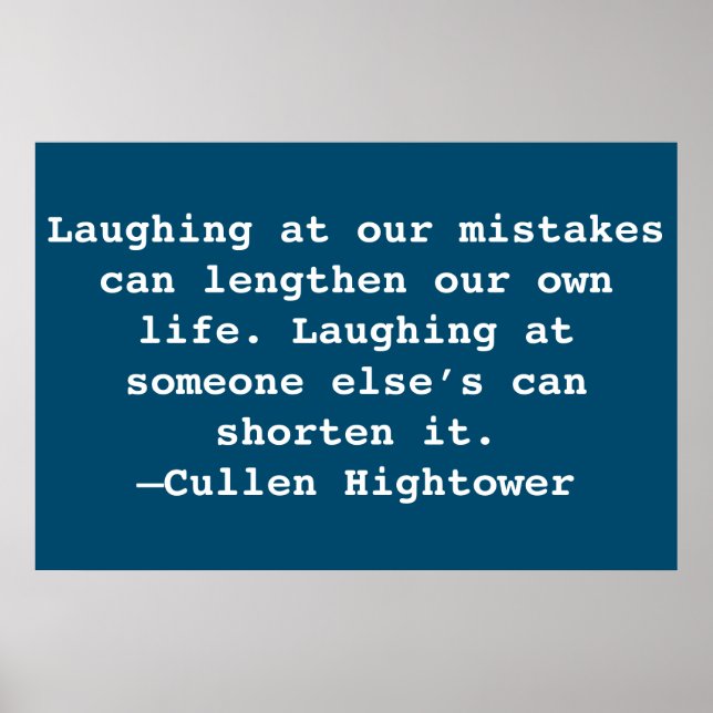 Quote on humility poster (Front)