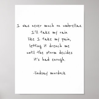 quote on poster for framing inspirational poetry