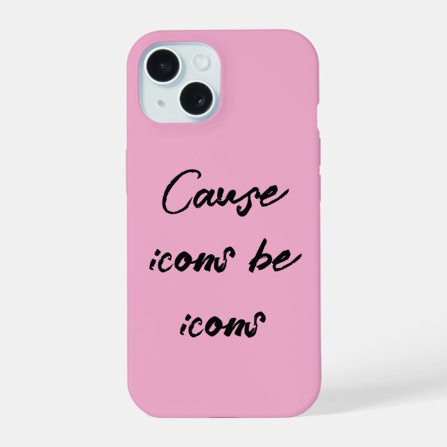  Quote Pink Aesthetic iPhone 15 Pro Case (Back)