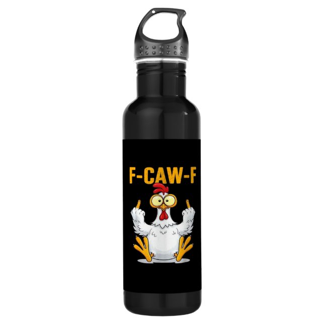 Quote Rooster Meme Classic 710 Ml Water Bottle (Front)