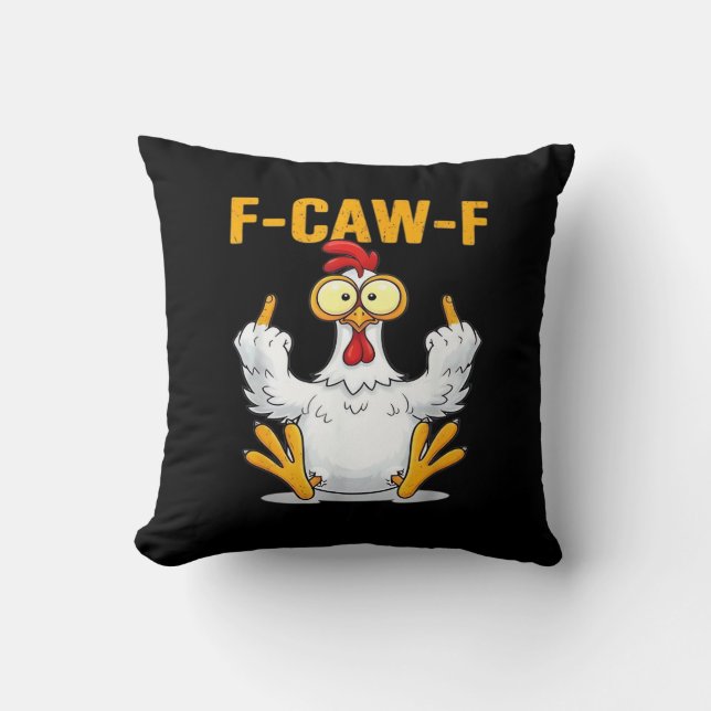 Quote Rooster Meme Classic Cushion (Front)