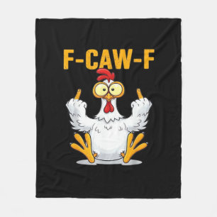 Quote Rooster Meme Classic Fleece Blanket