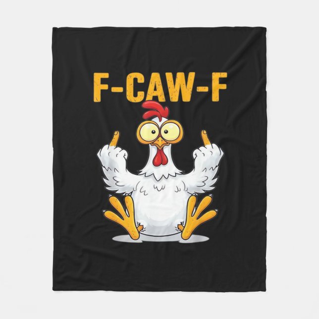 Quote Rooster Meme Classic Fleece Blanket (Front)