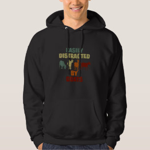 Quote S Easily Distracted By Goats Hoodie