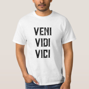Quote Template Veni Vidi Vici Julius Caesar Mens T-Shirt