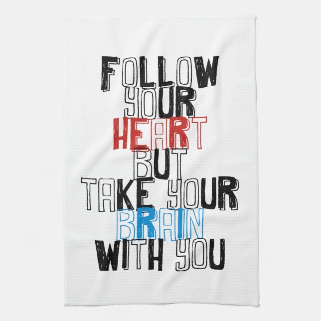 QUOTE TEMPLATES TEA TOWEL (Vertical)