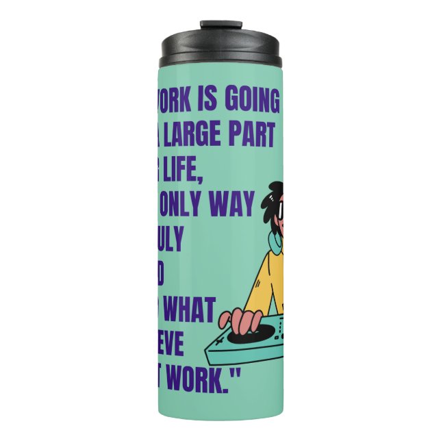 quote thermal tumbler (Front)