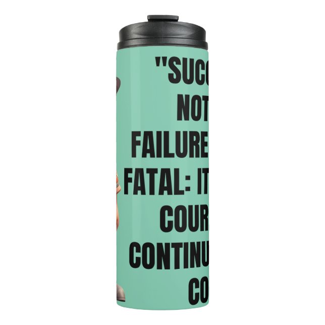 quote thermal tumbler (Front)