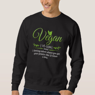 Quote Vegan Fan Activism Vegetarian Lifestyle Even Sweatshirt