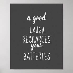 quote wall art typography a good laugh