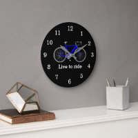 Quote With Blue Bicycle On Black