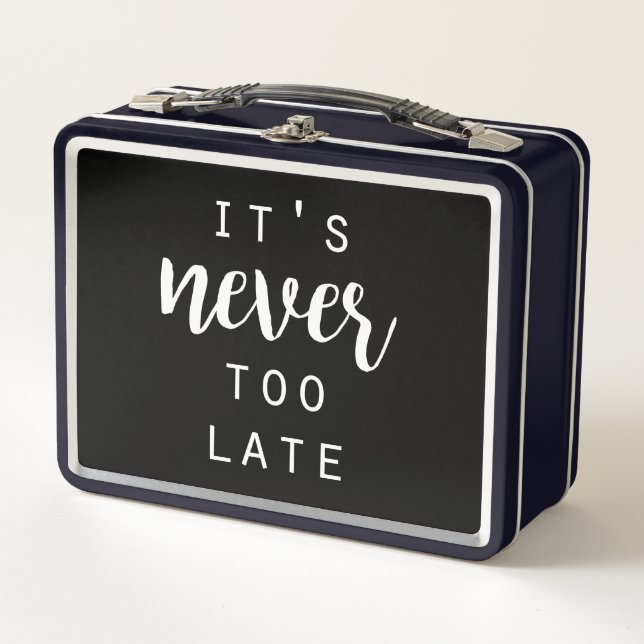 Quoteable IV Metal Lunch Box (Front)