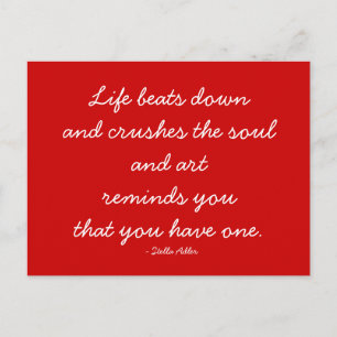 Quoteable Postcard - Art and Soul