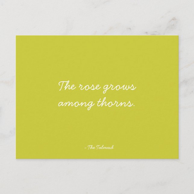 Quoteable Postcard - Challenges (Front)