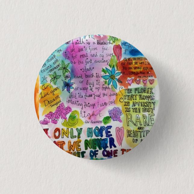 Quotes 3 Cm Round Badge (Front)