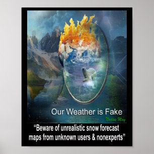 Quotes about our Weather  Poster
