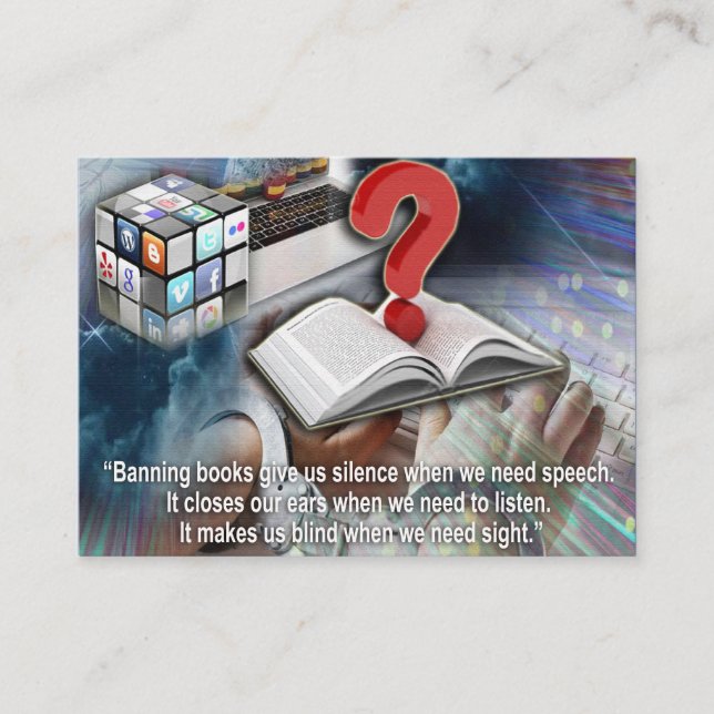 Quotes Around Books Enclosure Card (Front)