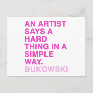 Quotes by Charles Bukowski Postcard
