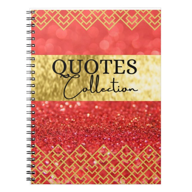 quotes collection notebook  (Front)