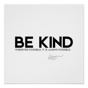QUOTES: Dalai Lama - Be Kind Poster