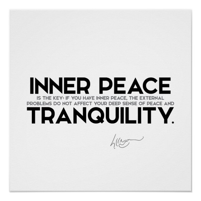 QUOTES: Dalai Lama - Inner Peace Poster (Front)
