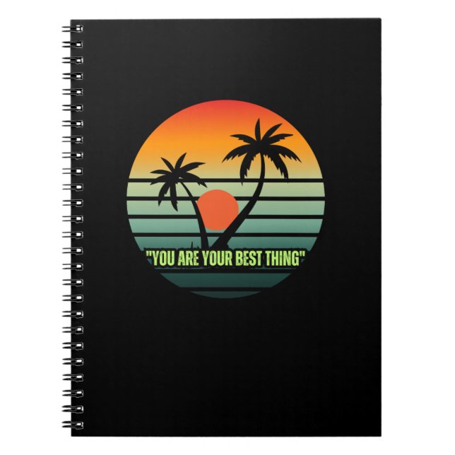Quotes design Notebook (Front)