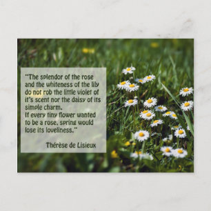 Quotes from St Therese Postcard