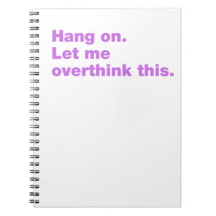 quotes, funny, introvert, overthink notebook