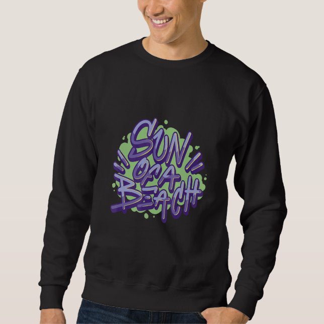 quotes graffiti sweatshirt (Front)