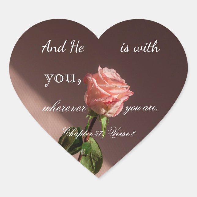 quotes heart sticker (Front)